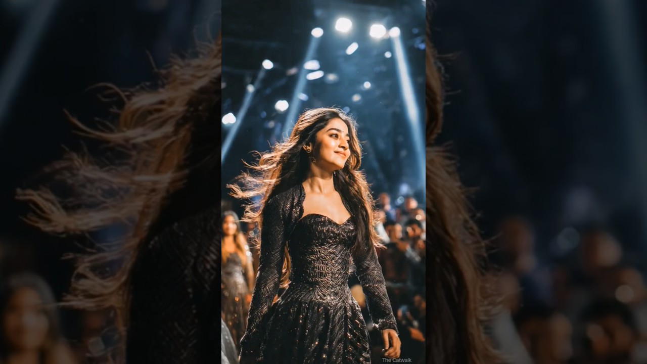 "Mesmerizing walk by Rashmika | Ramp Show in Slow Motion" 