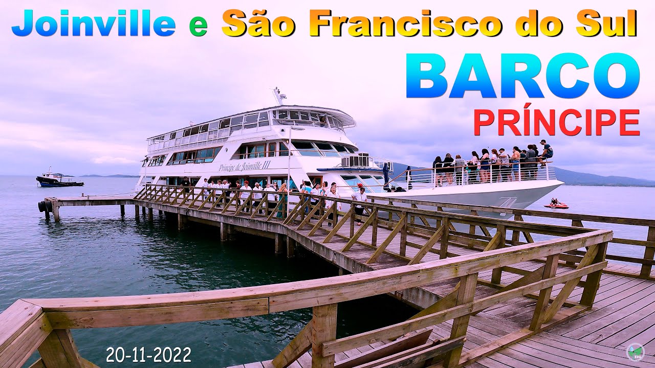 ✅ Barco Príncipe - Joinville - SC (Baía da Babitonga) 12-11-2022