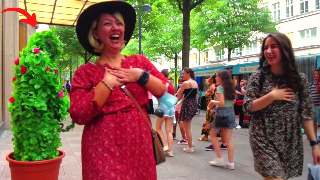 Scaring People in HAMBURG.New Bushman 2022 Prank Day and Night Compilation.