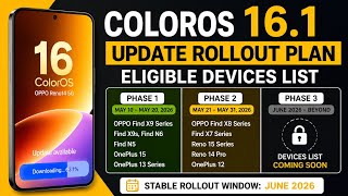 🔥 ColorOS 16.1 Eligible Device List Revealed! Is Your OPPO/OnePlus Getting It?