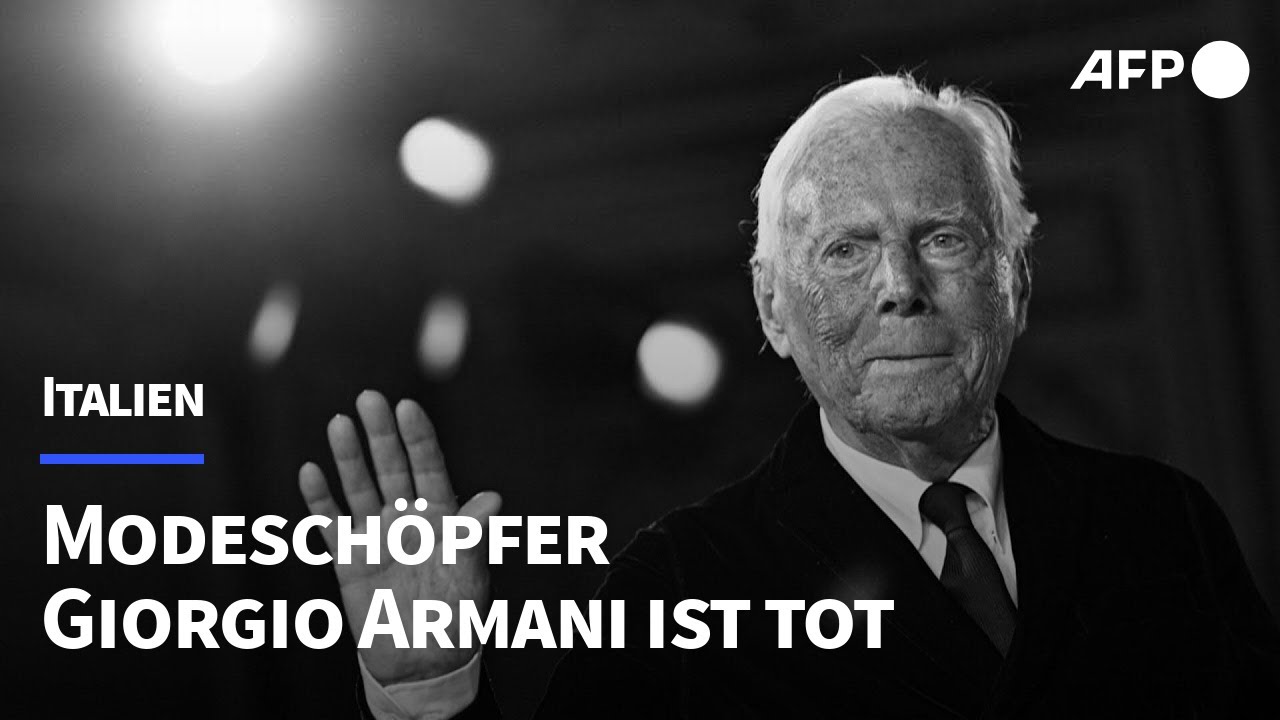 Modeschöpfer Giorgio Armani ist tot | AFP