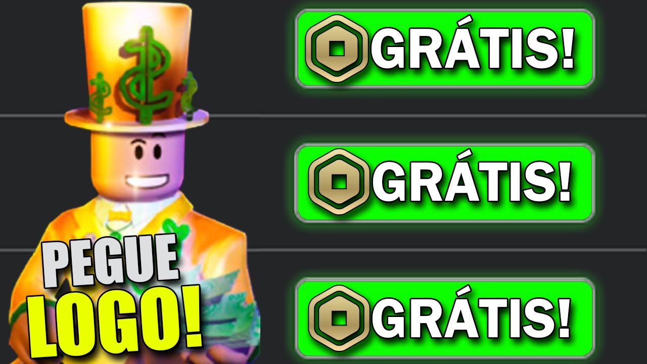 100 ROBUX GRÁTIS NO ROBLOX 