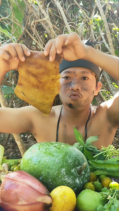 Asmr mukbang kulit raja jin penunggu hutan | MUKBANG EATING #mukbang #asmr #shorts #viralshorts