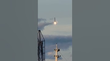 Sunday April 7th,  SpaceX booster return & sonic boom  #space #travel #spacex #technology