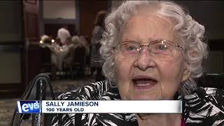 100-year-old volunteer just loves to help people