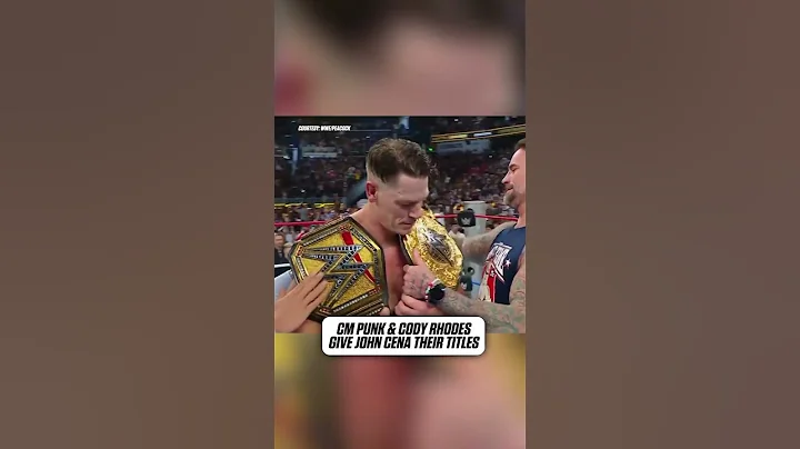 CM Punk & Cody Rhodes show their respect to John Cena as he retires 🥹 (via WWE)