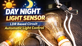 Dhamaka Experiment! 💡 Automatic Day Night🌙 Sensor using LDR | Simple DIY Project