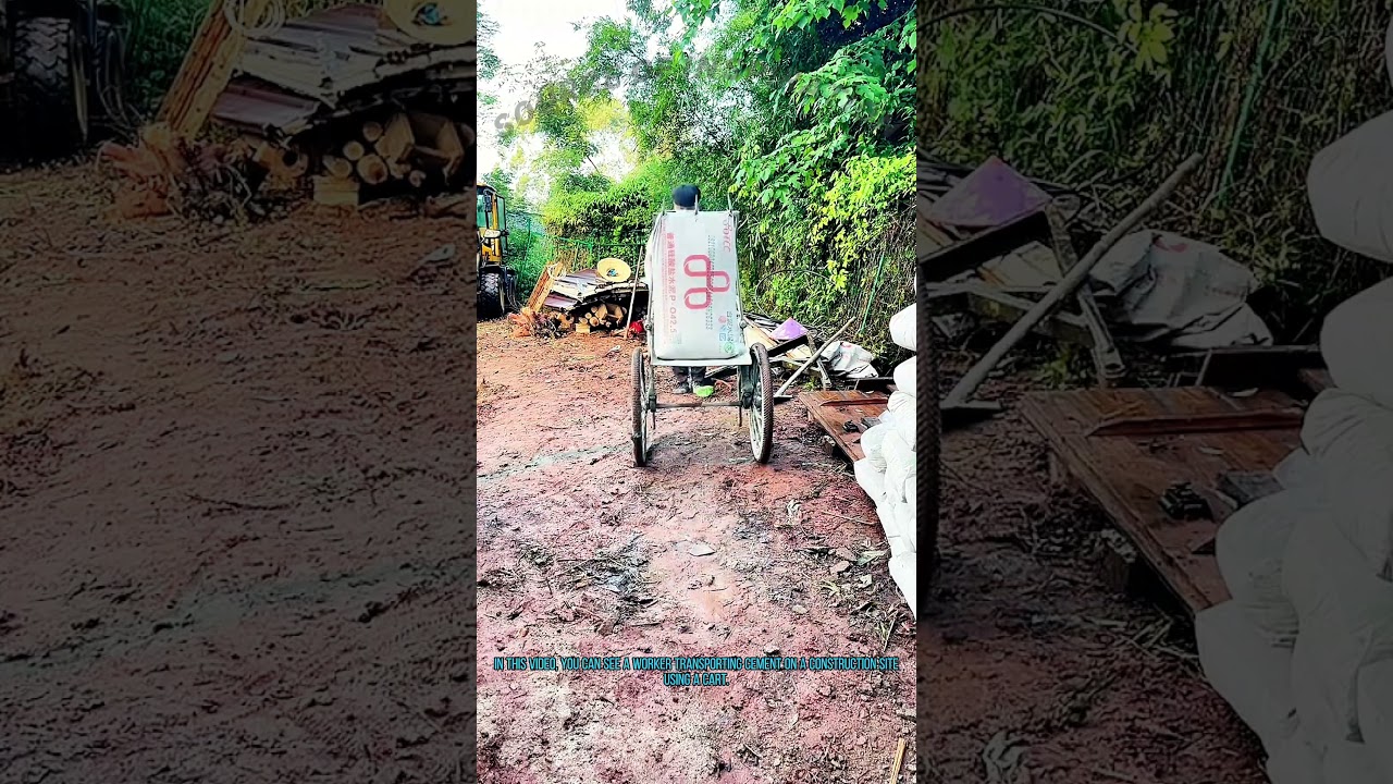 Transporting Cement on a Construction Site