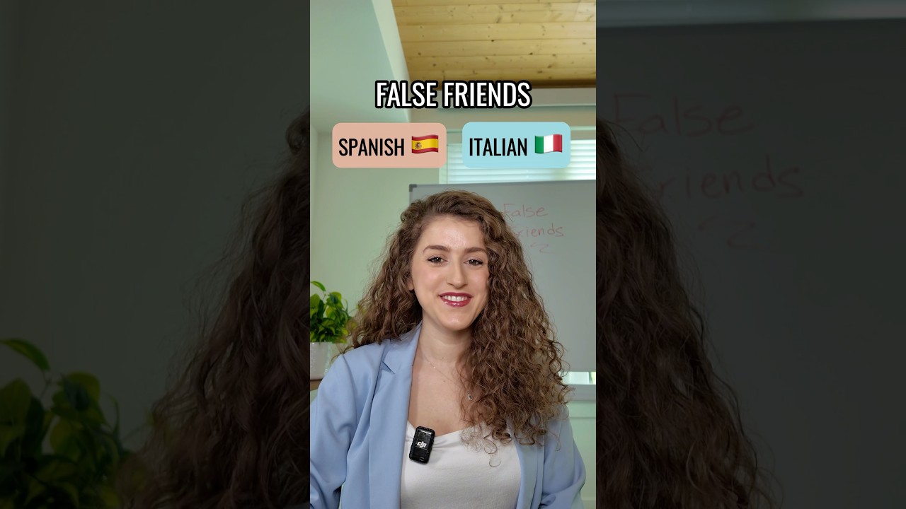 Ложные друзья на итальянском и испанском языках 📚