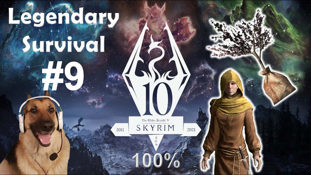 Skyrim Anniversary Edition Legendary Survival 100% - Saving the Gildergreen - Ep 9