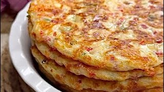 I FRY EXPRESS TORTILLAS ❗️ WITHOUT KNEADING and WITHOUT ROLLING OUT THE DOUGH❗there is no easier by Изюминка Востока 3,383 views 2 months ago 3 minutes, 51 seconds