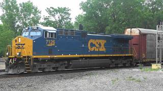 CSX Auto Racks & Stack Train, Marion, Ohio 6/27/26