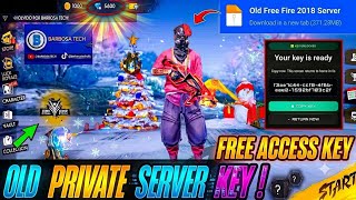 OLD FF KEY 🔑 || How to get Private server key | How to download old Free Fire | old ff download screenshot 4