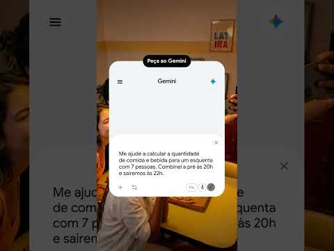 Organize as contas do rolê com o Gemini