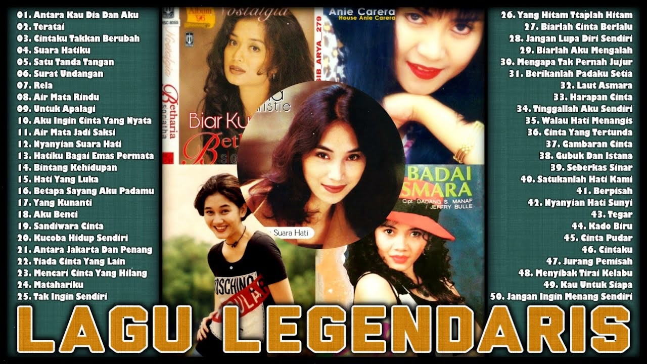 Lagu Lawas Legendaris - Poppy Mercury, Inka Christie, Anie Carera, Nike Ardilla, Betharia Sonatha