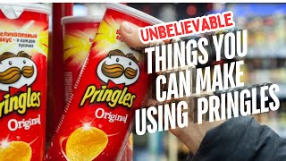 😍 LOOK WHAT I MADE! PRINGLES CAN DIY CRAFTS | TRASH TO TREASURE | Dollar Tree DIY