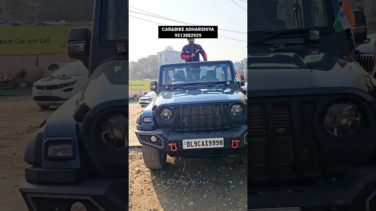 Thar Convertible #thar #gauravsethi #usedcars #shorts