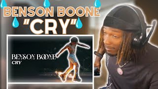 FIRST TIME REACTING TO Benson Boone - Cry (Official Music Video) | Simply Reactions