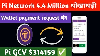 Pi Network 4.4 Million Fraud 😱 | Wallet Payment Request Band? | Pi GCV $314159 Truth
