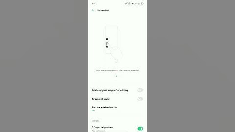 OPPO A15 Settings/Screen.shot/screen.recording settings