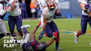Equanimeous St. Brown Big Run Sets Up Khalil Herbert Touchdown