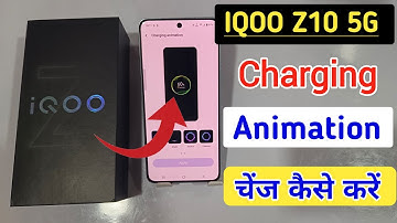 Iqoo z10 5G charging animation/how to change dynamic effect Iqoo z10 /Iqoo changing animation tamil