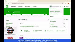 How to Change Security Email on TD Canada