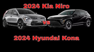 2024 Kia Niro EV Wind vs 2024 Hyundai Kona Electric SEL (Side by Side Comparison)