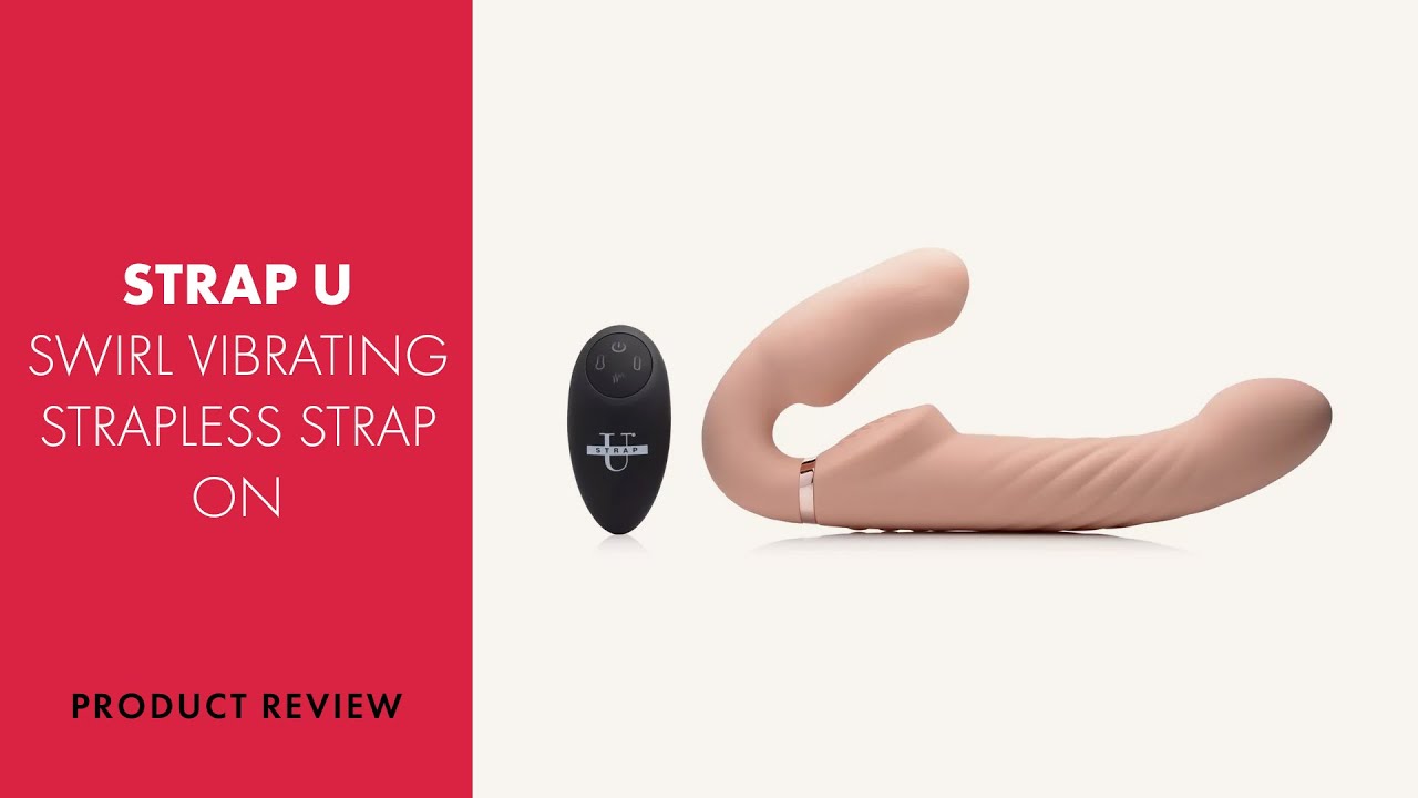 Strap U Ergo Fit Swirl Vibrating Strapless Strap On Review | PABO