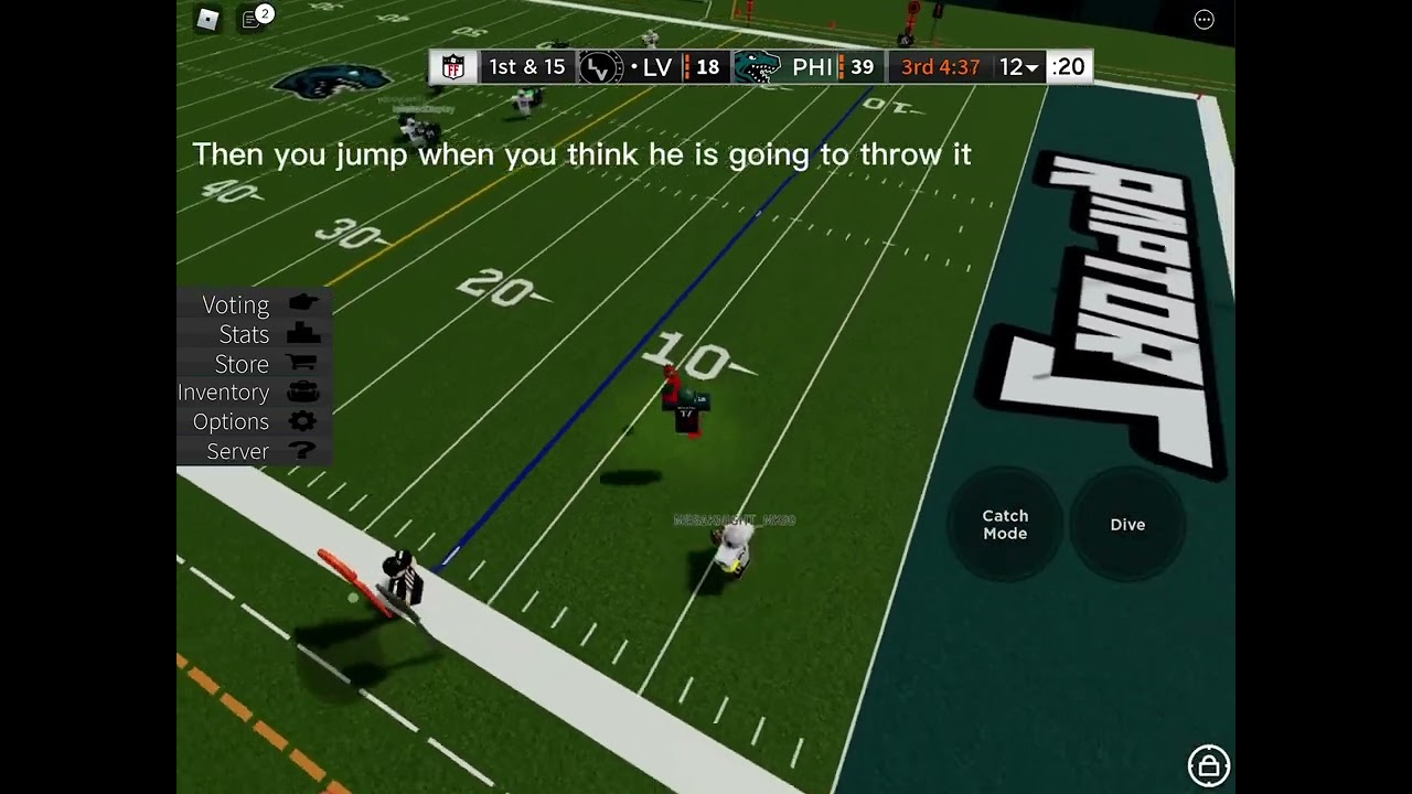 How to rush in Football fusion