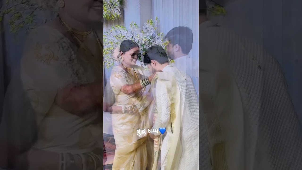 Buddhist Wedding And Hindu Wedding Wedding in tow religion 💙🧡 