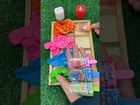 عصا آيس كريم بنكهة الليمون الحامض معصفر بالون منقط متوازي الأضلاع جيلاتي بالعصايه نفخه