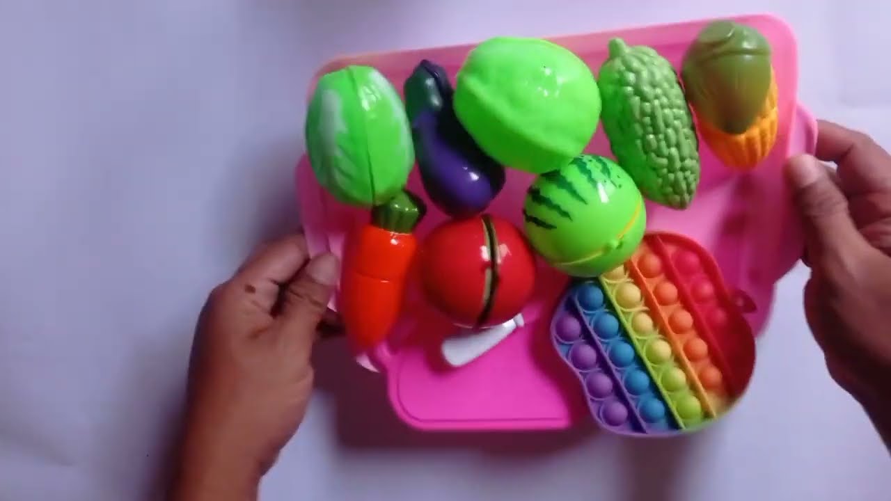 oddly satisfying video, How to cutting fruits and vegetables, pop it ASMR