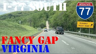 I77 South  Fancy Gap  Hillsville to NC Border  Virginia RealTime  Highway Drive