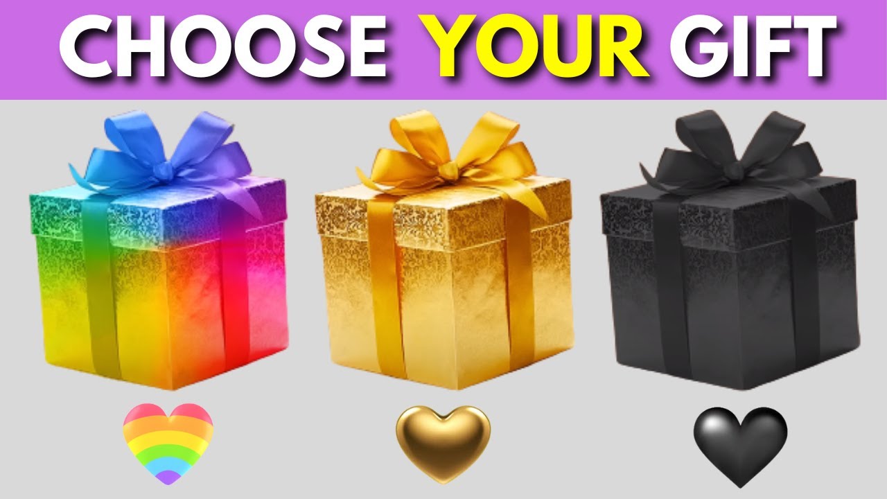 Choose Your Gift! 🎁 | Rainbow, Gold or Black Edition 🌈⭐️🖤