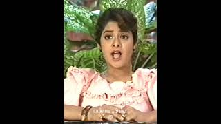 Divya Bharti 's Interview 1992 ( Rare ) Talking About Sri Devi #divyabharti #sridevi