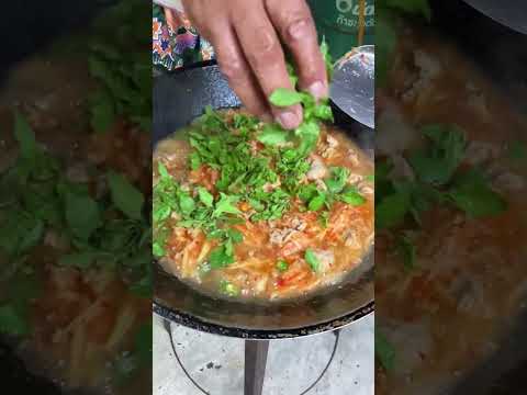Minced fish curry with papaya, so delicious; some call it "bird-mince" curry