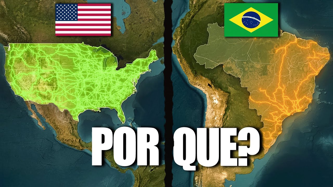 Por que NÃO construímos mais Ferrovias como os Americanos?