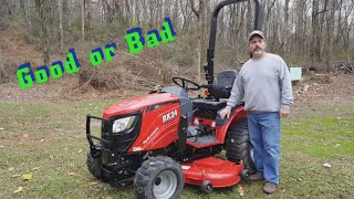Rural king RK24 subcompact tractor - good or bad