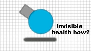 how to get invisible health in diep.io!