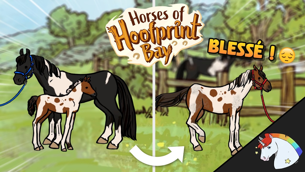 Mon PREMIER POULAIN tourne mal... 😢| Horses of Hoofprint Bay