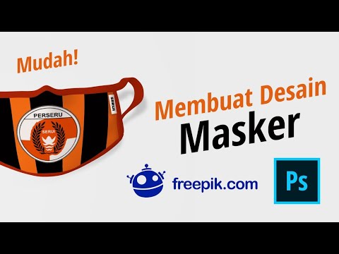 Mudah Membuat Desain  Masker dengan  Photoshop  Belajar  