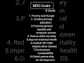 MDG Goals unit :-PDE #ugcnet #ytshorts