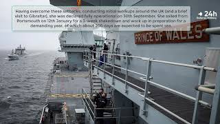 2022 will see HMS Prince of Wales begin to get into her stride as an operational warship