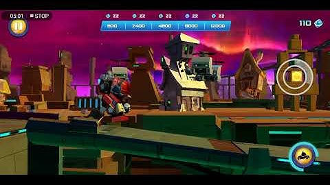 Angry Birds Transformers- Level 2 Spark Run, Slow#2 But New Last Station Is Cobalt Valley!