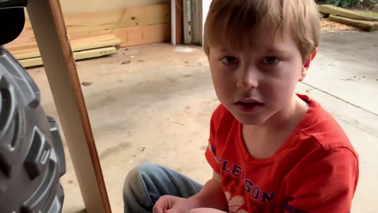 New Wheels for my green Power Wheels Dune Racer | Liam's Pool Toys Review