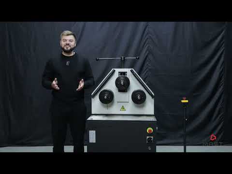 Електричний профілезгин MAST Metalltechnik M-RBM-40 (400В) — Трубогиб 3 фази | Вертикальний/Горизонтальний, видео 1