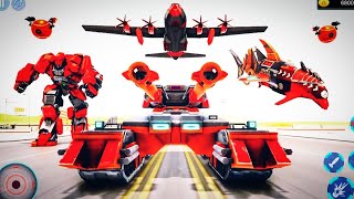 Dolphin Robot Tank Car Transforming Fighting games screenshot 5