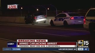 Phoenix police catch suspect who stole car