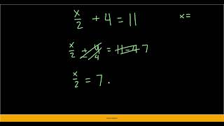 How to Solve Simple Multi-Step Equations - example 9 || Playlists: Basic Algebra Problems, Equations